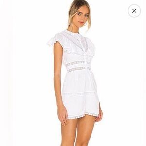 Elegant White Lace Romper